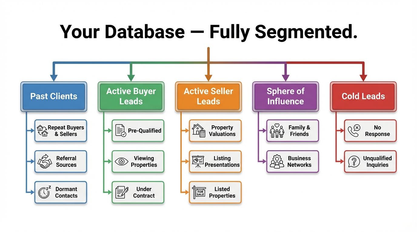 Clean Up Real Estate CRM Database infographic