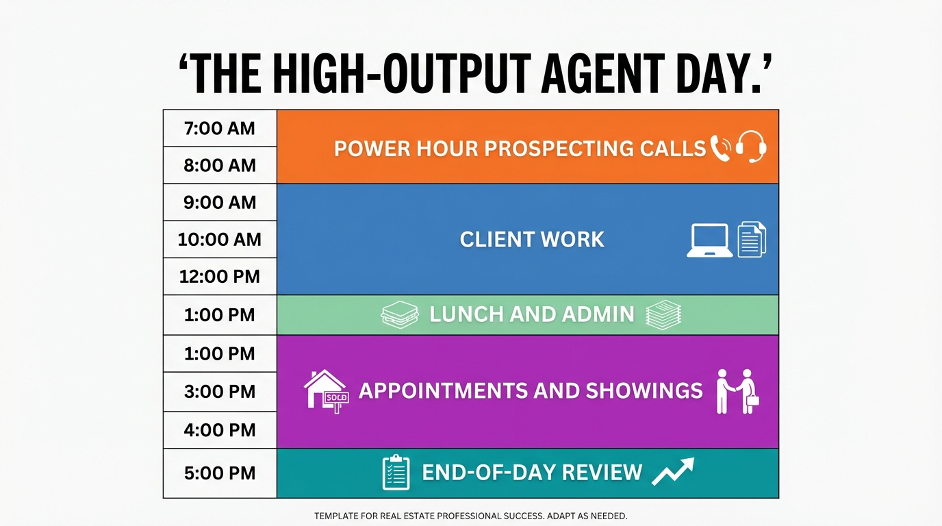 Real Estate Agent Productivity infographic