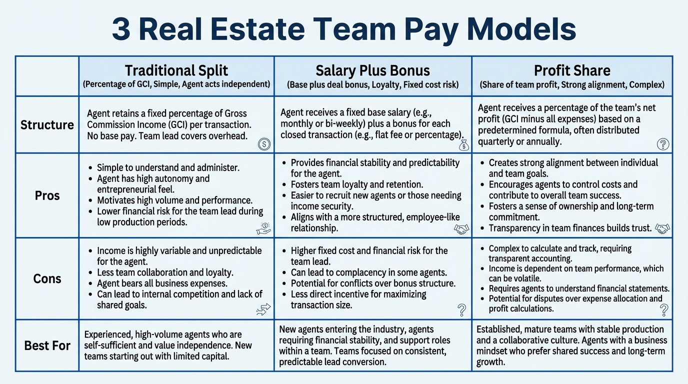 Real Estate Team Building infographic