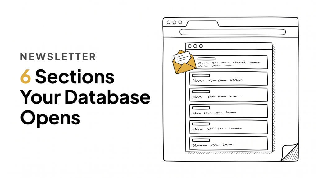 Real Estate Newsletter: 6 Sections Your Database Opens