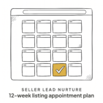 Nurture Seller Leads: 12-Week Listing Appointment Plan