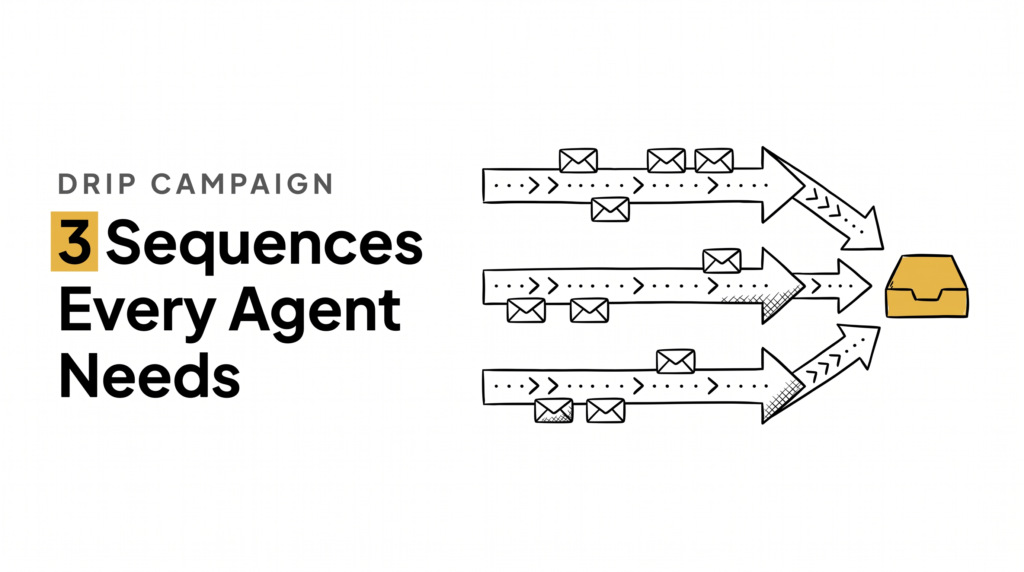 Real Estate Drip Campaign: 3 Sequences Every Agent Needs