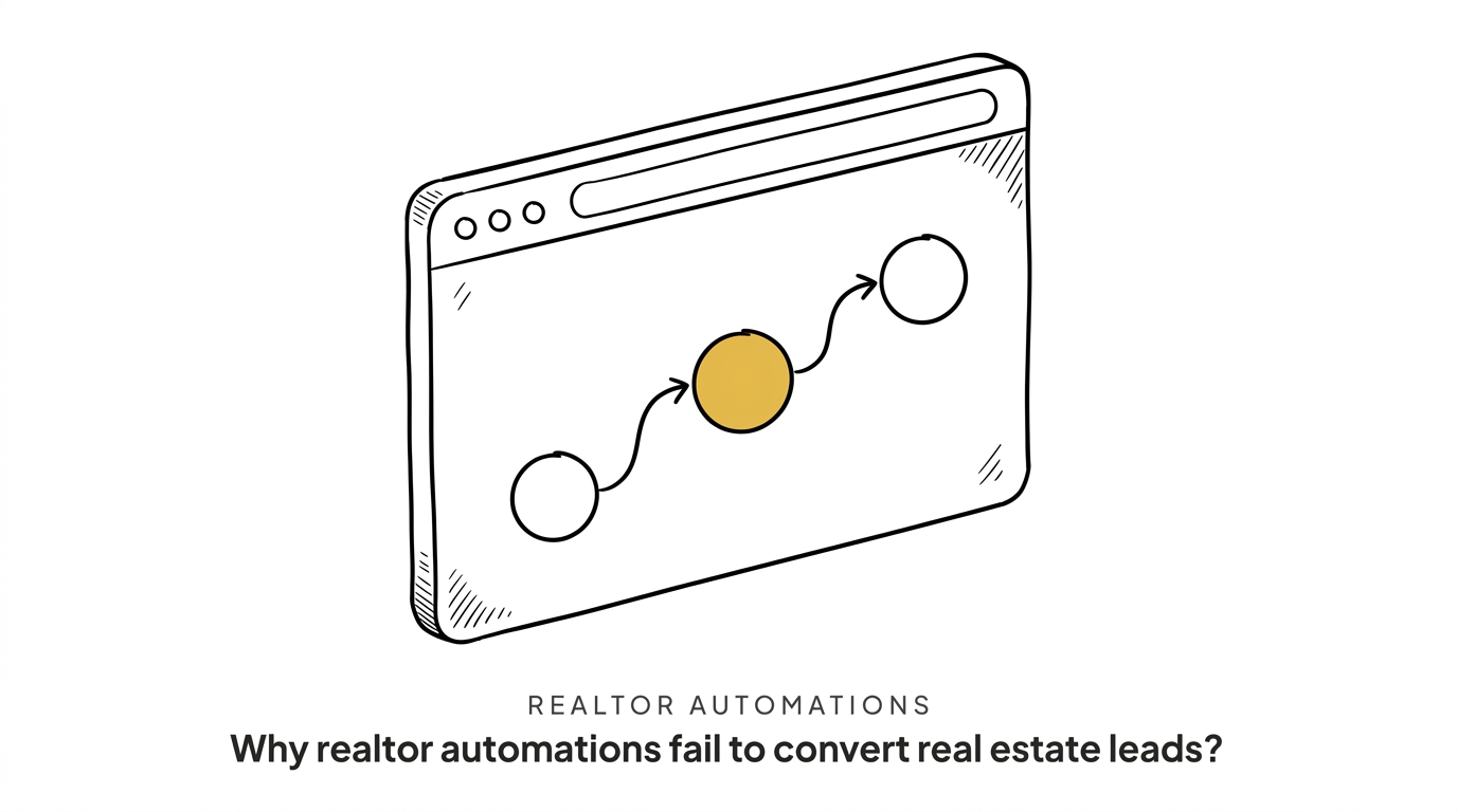 Why realtor automations fail to convert real estate leads?