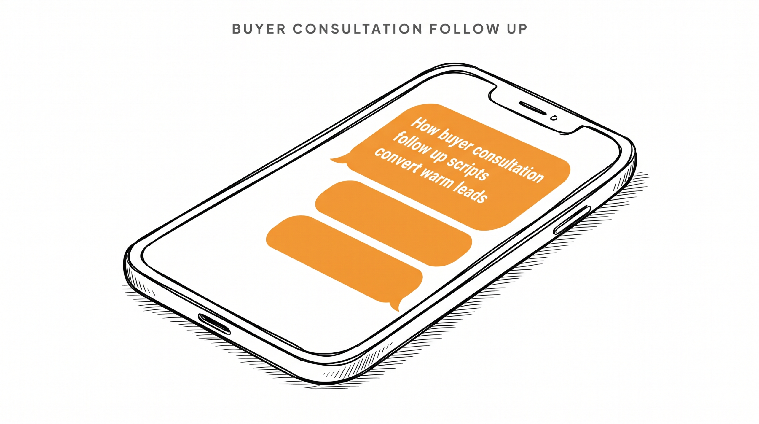 How buyer consultation follow up scripts convert warm leads