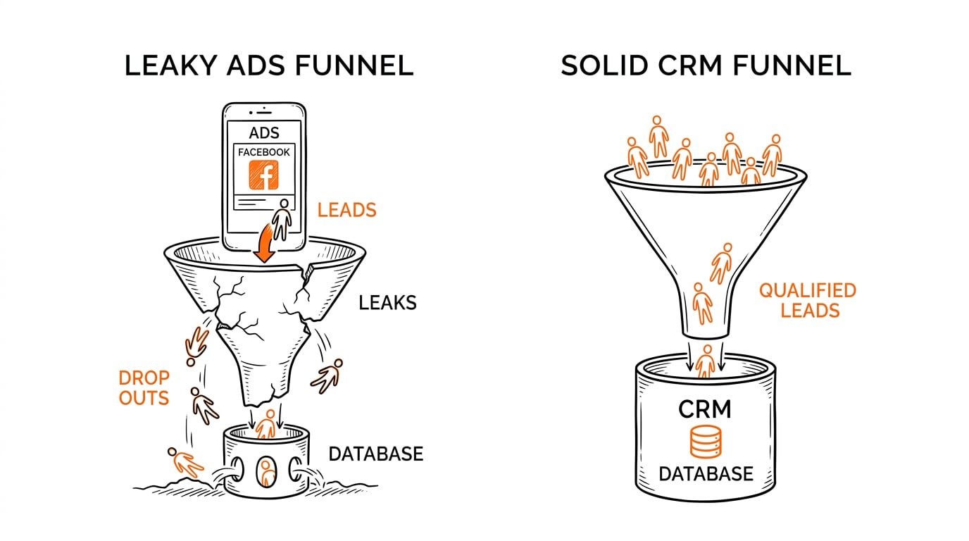 Real Estate Facebook Ads Funnel Speed to Lead CRM Automation