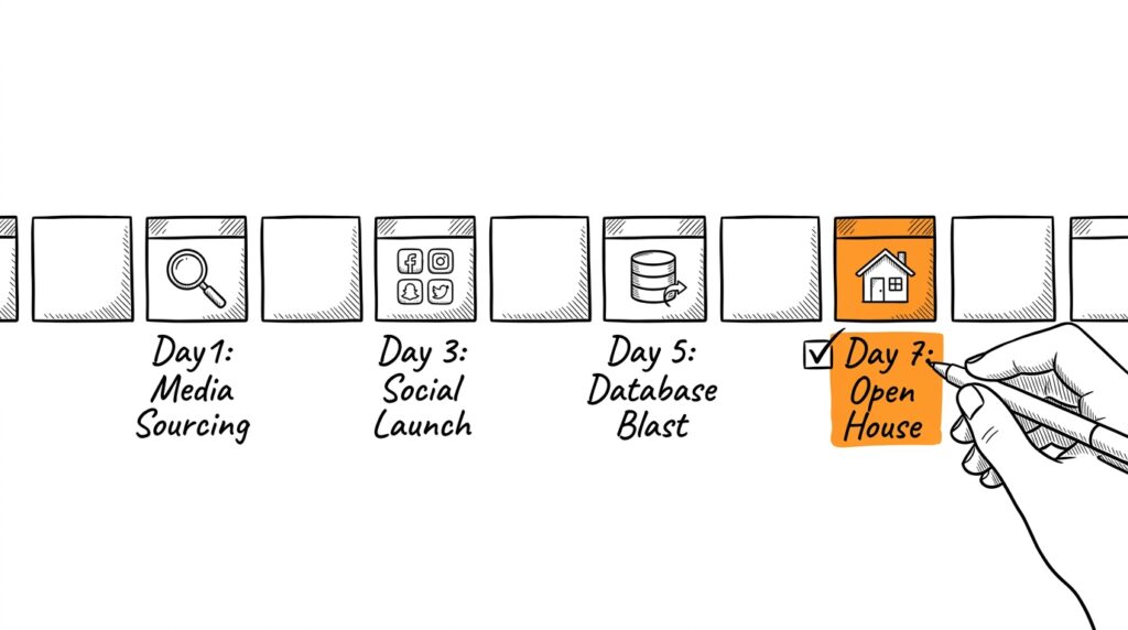 How to Build a Listing Marketing Plan Solo Agent Timeline Open House