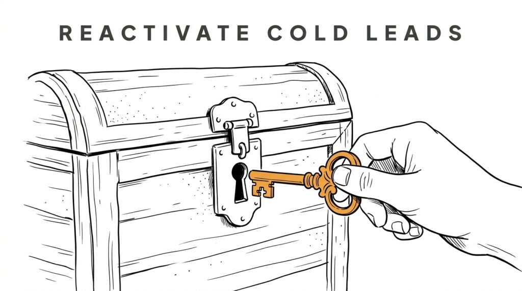 How to reactivate cold leads key unlocking treasure chest - nurtureBEAST