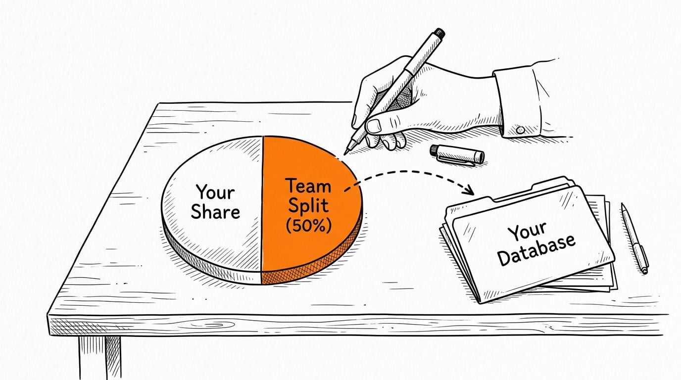 Should You Leave a Real Estate Team Over High Lead splits Database Ownership