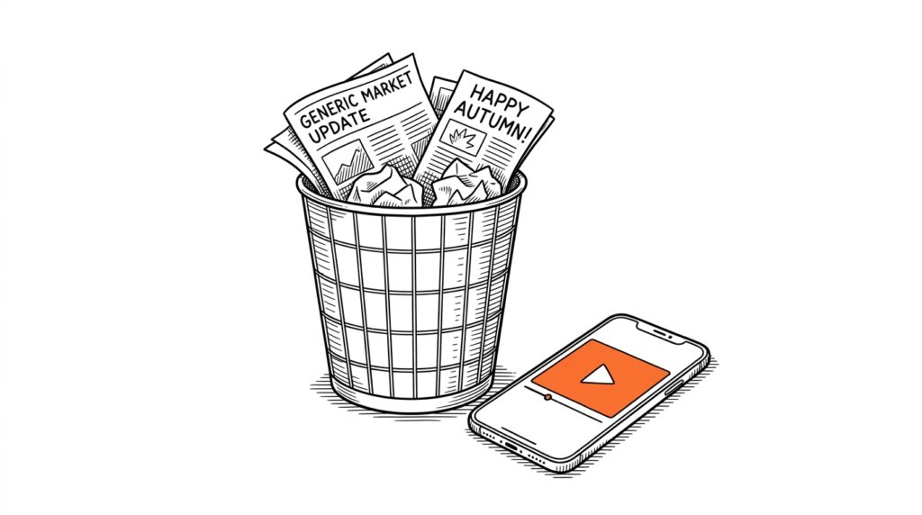 Why Realtor Social Media Templates Fail Sourcing Leads Garbage Can Video Play