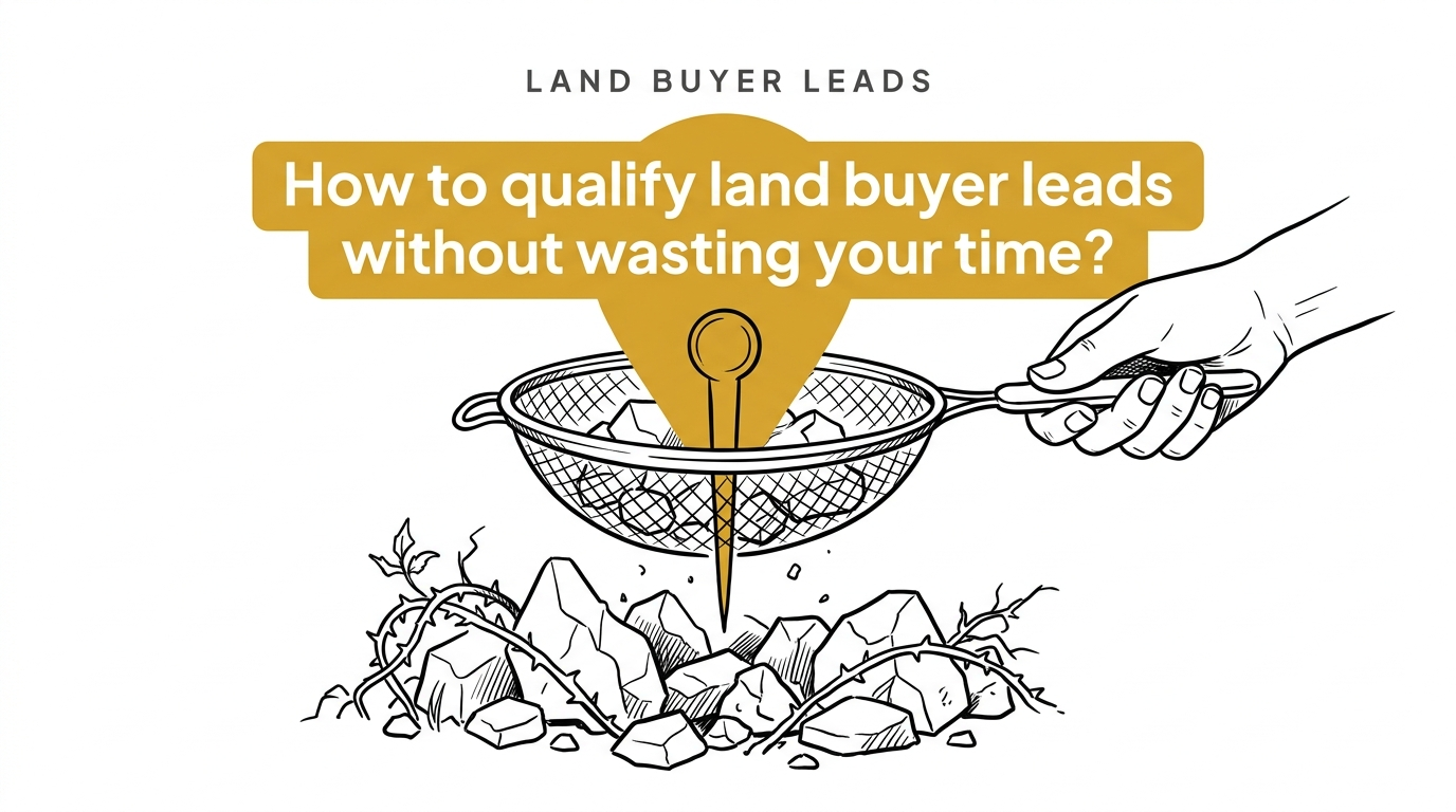 How to qualify land buyer leads without wasting your time?