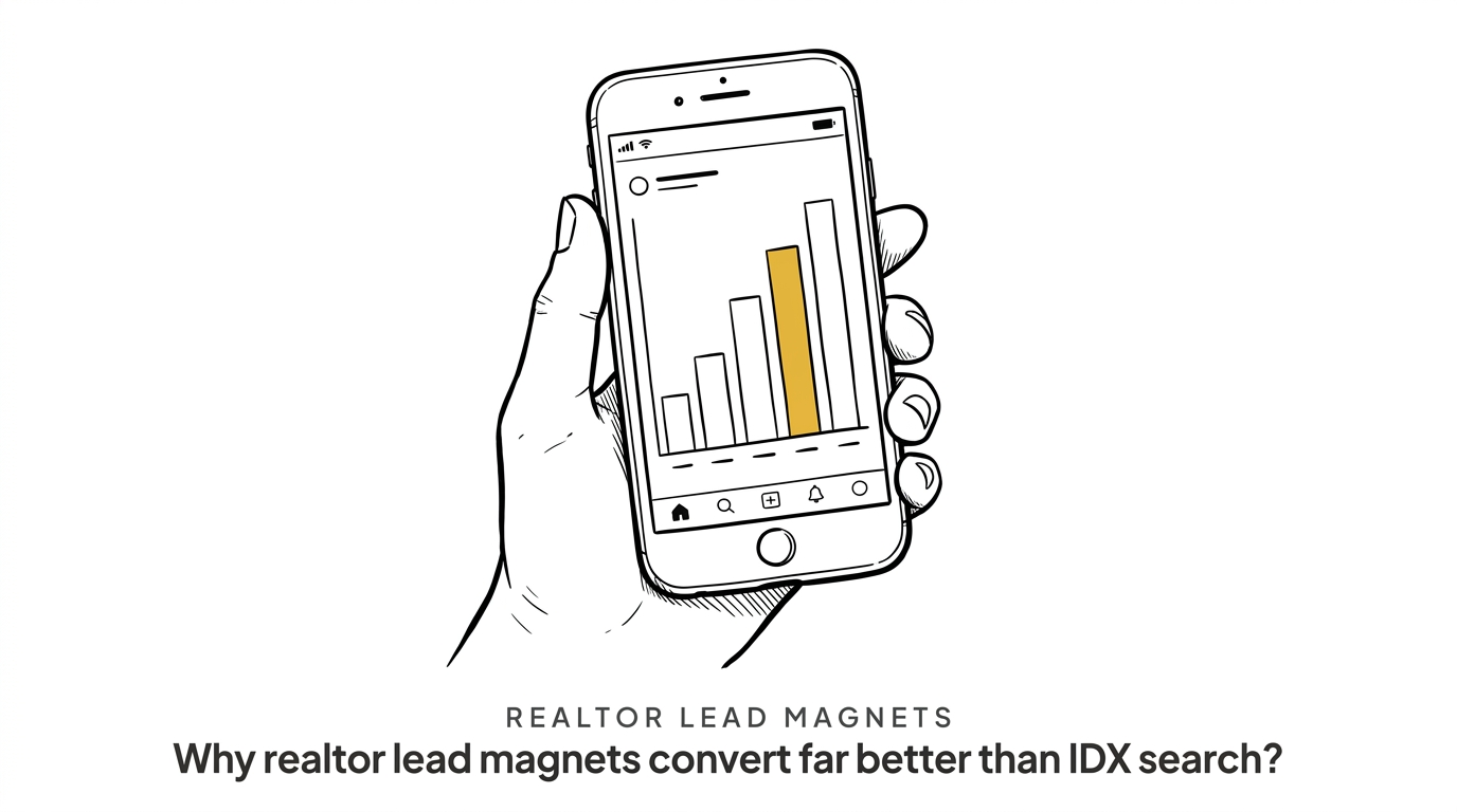 Why realtor lead magnets convert far better than IDX search?