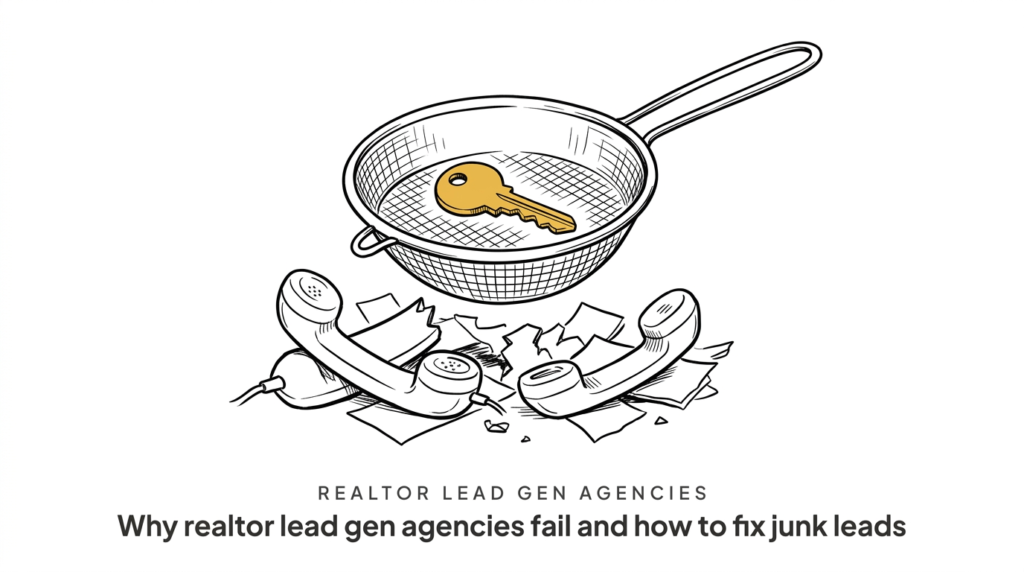 Why realtor lead gen agencies fail and how to fix junk leads
