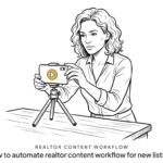 How to automate realtor content workflow for new listings