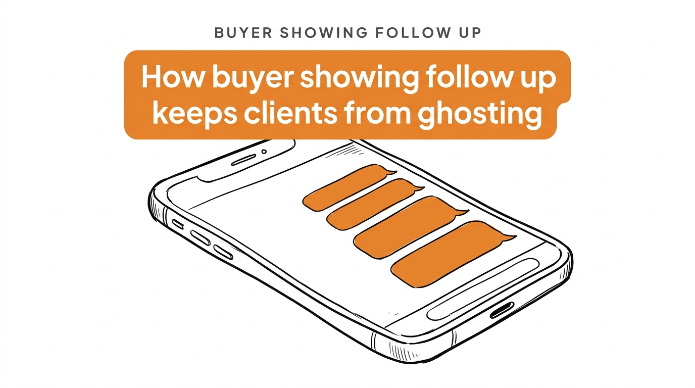 How buyer showing follow up keeps clients from ghosting