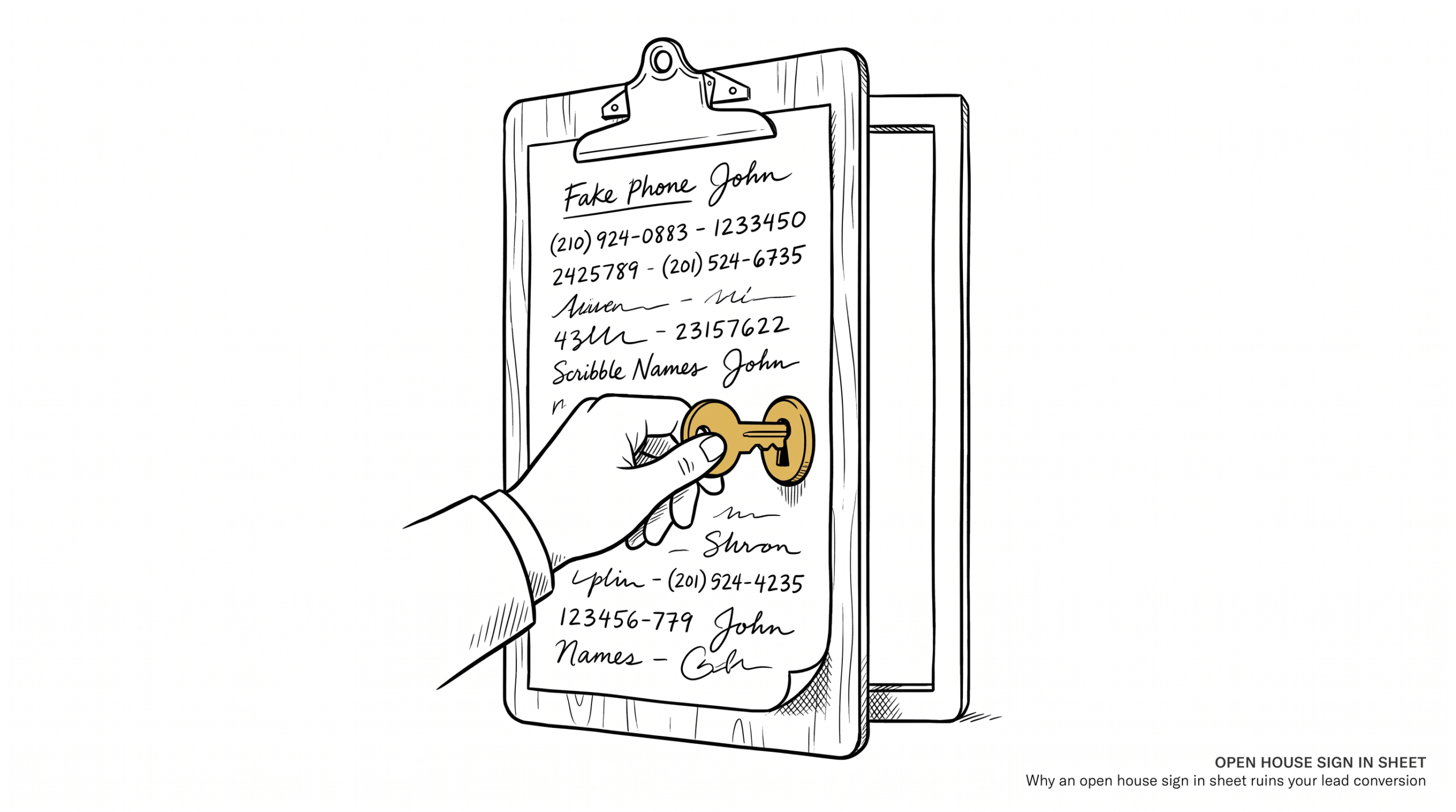 Why an open house sign in sheet ruins your lead conversion